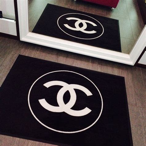 chanel inspired bath rug|Chanel Bathroom Rugs .